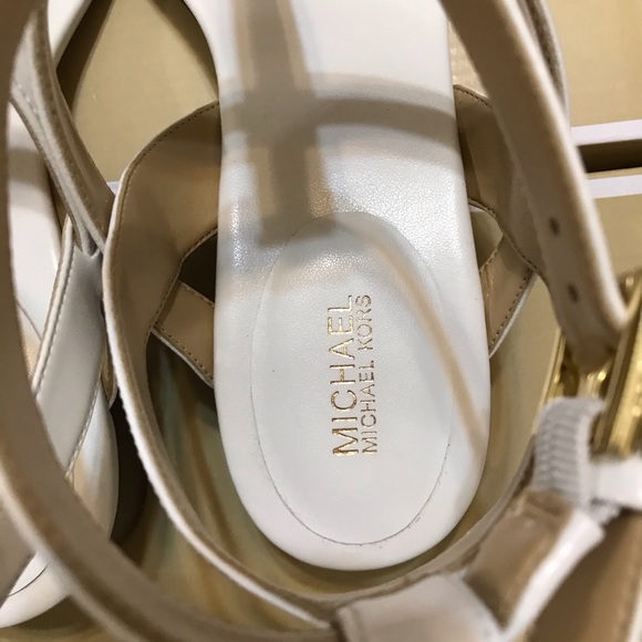 Michael Kors Sasha Woven Leather Sandal 8 and 8.5 - Picture 5 of 9